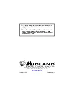 Предварительный просмотр 28 страницы Midland 100-Watt UHF User Manual