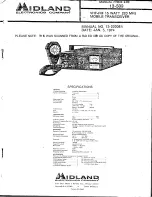 Midland 13-509 User Manual предпросмотр