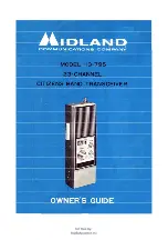 Предварительный просмотр 1 страницы Midland 13-795 Owner'S Manual