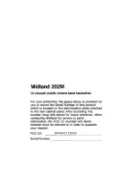 Preview for 2 page of Midland 202M Owner'S Manual