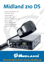 Предварительный просмотр 1 страницы Midland 210 DS User Manual