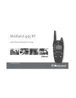Midland 445 BT Instruction Manual preview