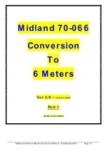 Preview for 20 page of Midland 70-066 Manual