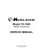 Midland 70-1545 Service Manual preview