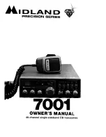 Предварительный просмотр 1 страницы Midland 7001 Owner'S Manual