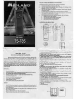 Preview for 1 page of Midland 75-785 User Manual