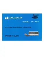 Preview for 2 page of Midland 76-863 Owner'S Manual