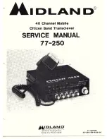 Предварительный просмотр 1 страницы Midland 77-250 Service Manual