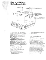 Предварительный просмотр 5 страницы Midland 77-250CXL Owner'S Manual