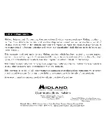 Preview for 16 page of Midland 77-857 Owner'S Manual