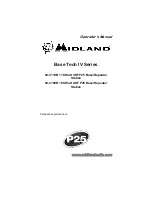 Preview for 1 page of Midland 94-3110B Operator'S Manual