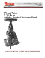 Preview for 1 page of Midland A-718C Series Installation, Operation & Maintenance Manual