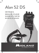 Midland Alan 52 DS User Manual preview