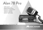 Предварительный просмотр 1 страницы Midland Alan 78 Pro Instruction Manual