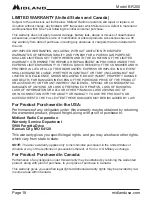 Preview for 18 page of Midland BIZTALK BR200 User Manual