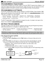 Предварительный просмотр 13 страницы Midland BR180 Owner'S Manual