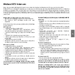 Предварительный просмотр 75 страницы Midland BT2 Intercom Manual