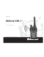 Preview for 1 page of Midland G8E-BT Instruction Manual