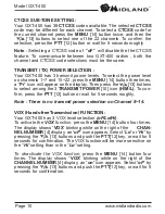 Preview for 10 page of Midland GXT 400 Series Owner'S Manual