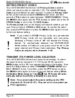 Preview for 10 page of Midland GXT2000 Series Owner'S Manual