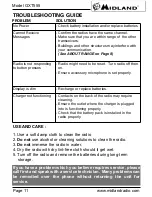 Preview for 10 page of Midland GXT555 Quick Start Manual