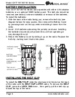 Предварительный просмотр 6 страницы Midland GXT710 Series Owner'S Manual