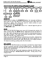 Предварительный просмотр 9 страницы Midland GXT710 Series Owner'S Manual