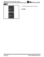 Предварительный просмотр 22 страницы Midland GXT710 Series Owner'S Manual