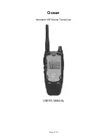 Midland Handheld VHF Marine Transceiver User Manual preview