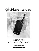 Midland HH50 Owner'S Manual preview