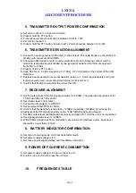 Preview for 2 page of Midland LXT314 Alignment Procedure