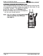 Предварительный просмотр 11 страницы Midland LXT340 Series Owner'S Manual