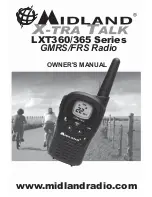 Midland LXT360VP3 Owner'S Manual preview