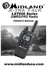 Предварительный просмотр 1 страницы Midland LXT600 Series Owner'S Manual