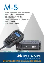 Midland M-5 Manual preview