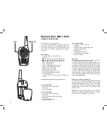 Предварительный просмотр 4 страницы Midland M24 User Manual