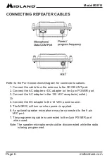 Предварительный просмотр 6 страницы Midland MICRO MOBILE MXR10 Quick Start Manual