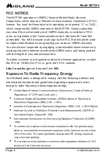 Preview for 4 page of Midland Micro Mobile MXT105 Manual