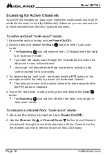 Preview for 16 page of Midland Micro Mobile MXT105 Manual