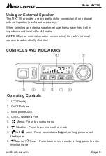 Предварительный просмотр 9 страницы Midland MICRO MOBILE MXT115AGVP3 Manual