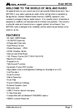 Preview for 3 page of Midland MICRO MOBILE MXT500 Manual