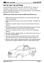 Preview for 7 page of Midland MICRO MOBILE MXT500 Manual