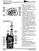 Предварительный просмотр 5 страницы Midland NAUTICO 3 (French) Mode D'Emploi