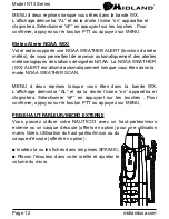 Предварительный просмотр 12 страницы Midland NAUTICO 3 (French) Mode D'Emploi