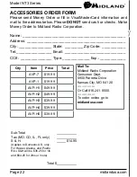 Предварительный просмотр 22 страницы Midland NAUTICO 3 (French) Mode D'Emploi