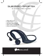 Preview for 1 page of Midland Subzero sportek User Manual