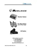 Preview for 23 page of Midland WR-100 Owner'S Manual