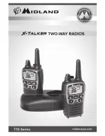 Midland x-talker t70 series User Manual preview