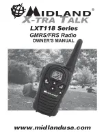 Midland X-tra Talk LXT118 Series Owner'S Manual preview