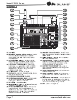 Предварительный просмотр 7 страницы Midland XT511 Owner'S Manual